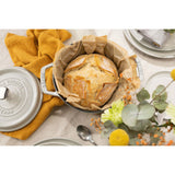 Staub 7-qt Round Cocotte, White Truffle