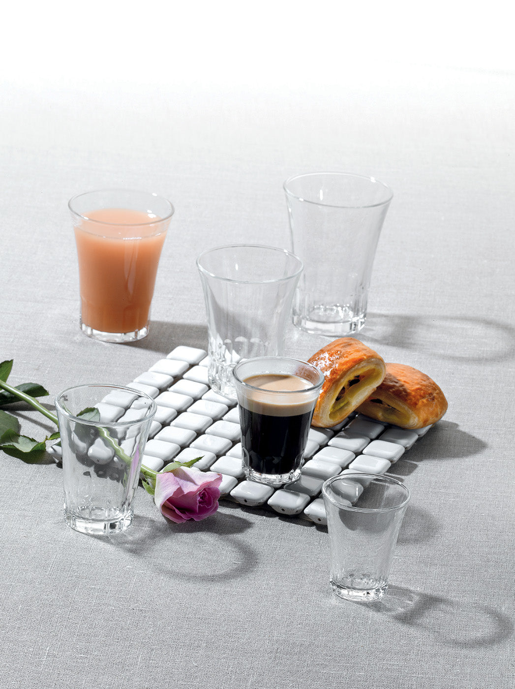 Duralex Amalfi Glass Tumbler, Set of 4