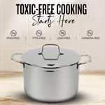 Alva Mastero 3.9-Quart Casserole with Lid, 8-Inch, Stainless Steel