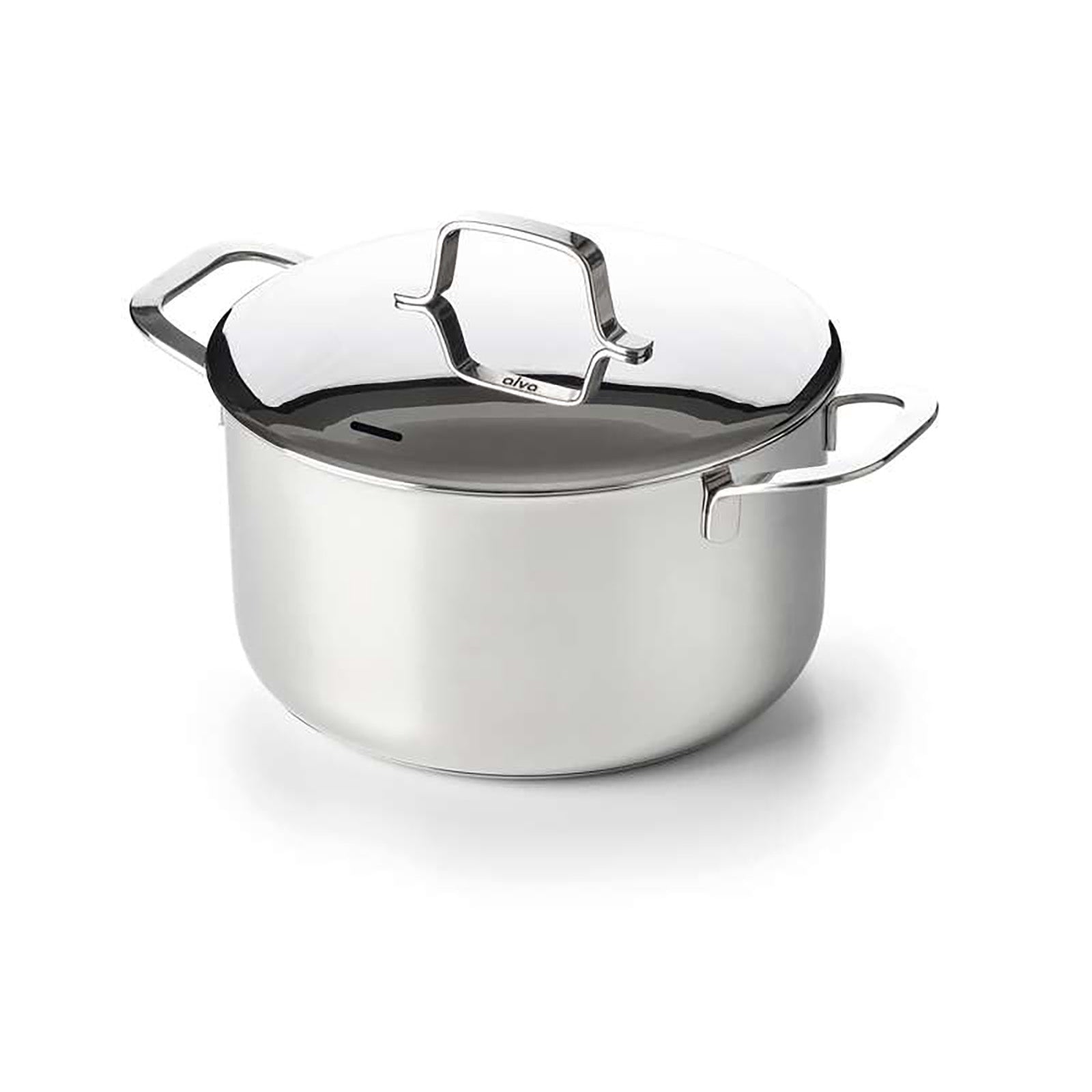 Alva Mastero 3.9-Quart Casserole with Lid, 8-Inch, Stainless Steel