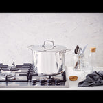 Alva Mastero 7.8-Quart Stockpot with Lid, 9.5-Inch, Stainless Steel