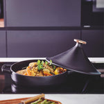 Alva Nori 11-Inch Enameled Oval Cast Iron Tagine