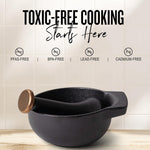 Alva Nori 2.5-Cup Cast Iron Enameled Mortar and Pestle