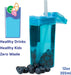 Precidio Design Drink in the Box Eco-Friendly Reusable Juice Box Container, 12 ounce, Blue