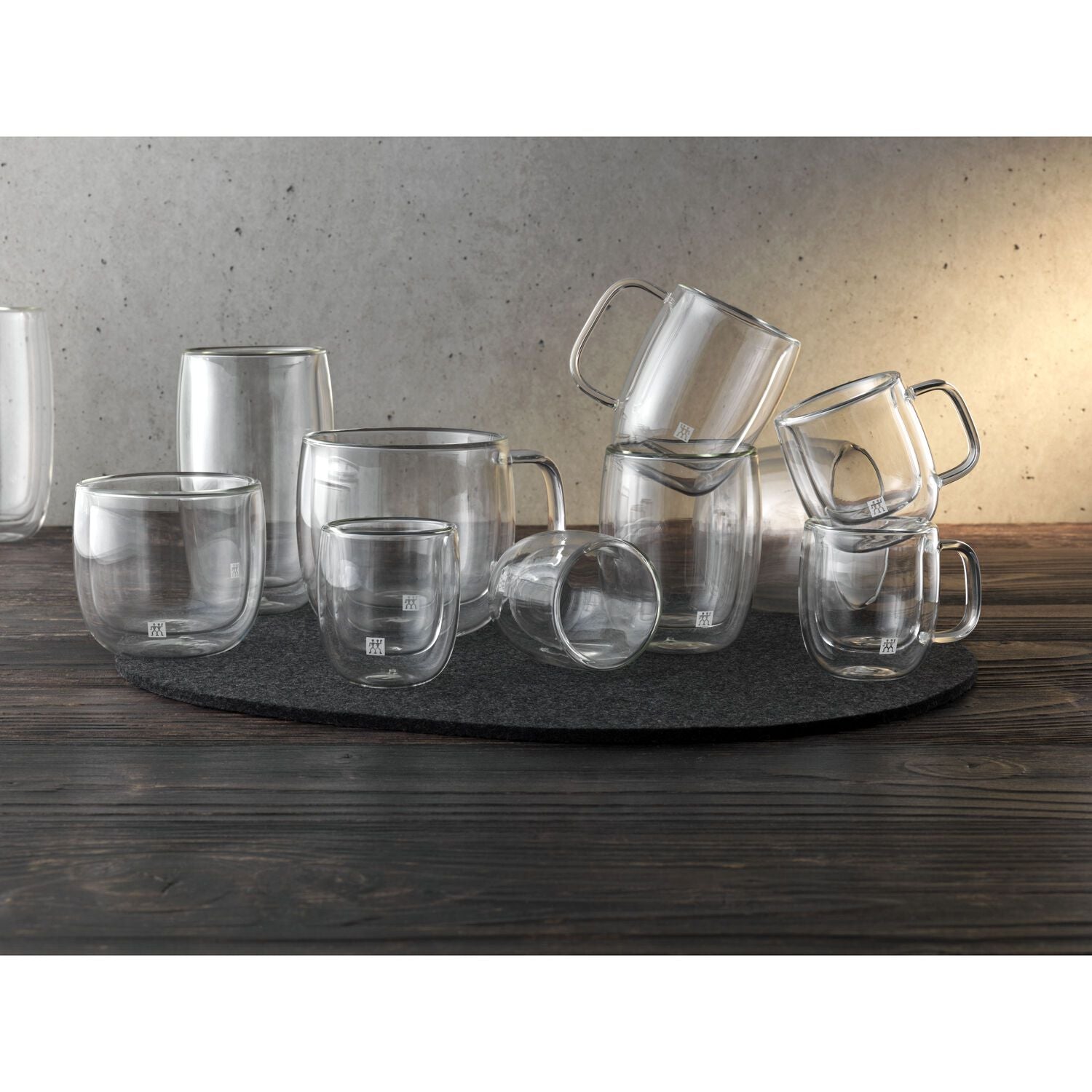 Zwilling Sorrento Plus 2-pc Double-Wall Glass Double Espresso Mug Set