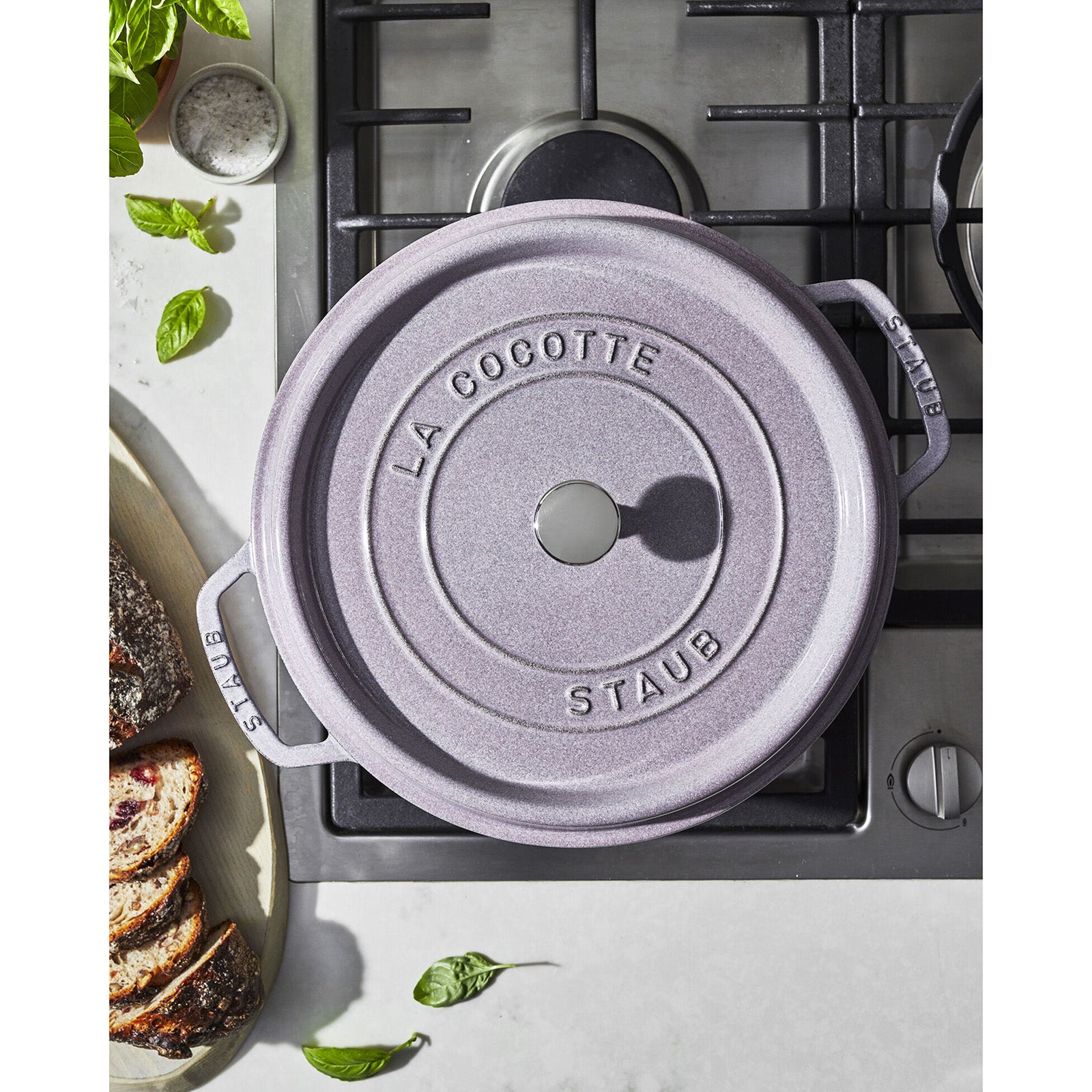 Staub 7-qt Round Cocotte, Lilac