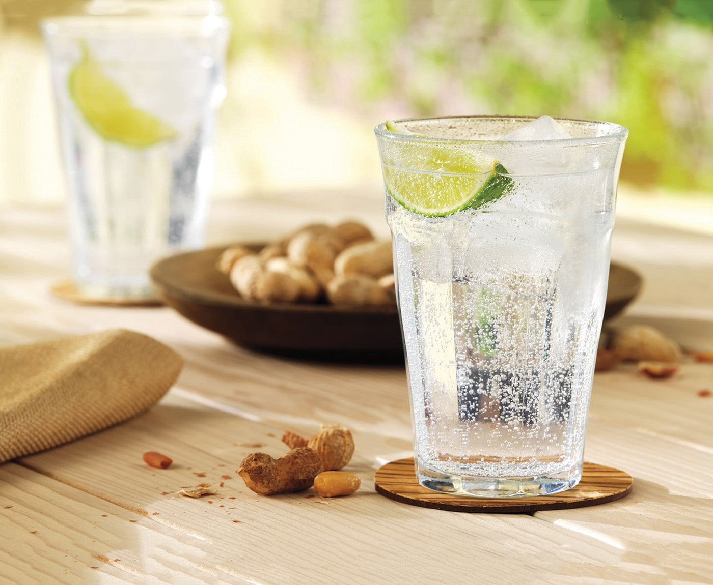 Duralex Picardie Made In France Clear Glass Tumbler, Set of 6, 17.75 ounce