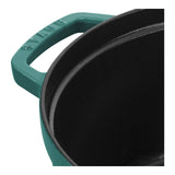 Staub 7-qt Round Cocotte, Turquoise