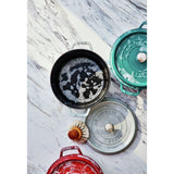Staub 7-qt Round Cocotte, Turquoise