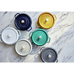 Staub 7-qt Round Cocotte, Turquoise