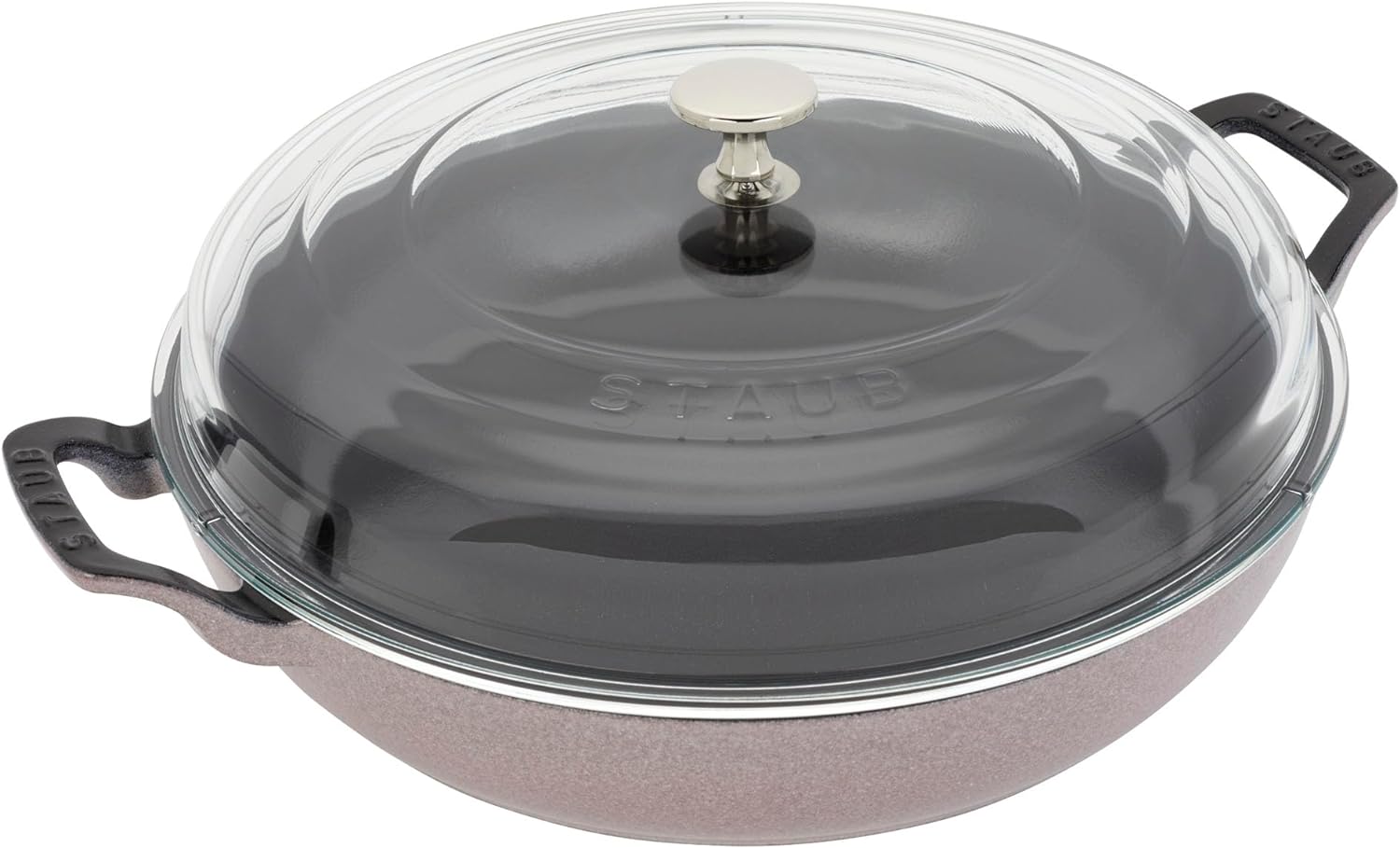 Staub Cast Iron 3.5-qt Braiser with Glass Lid, Lilac