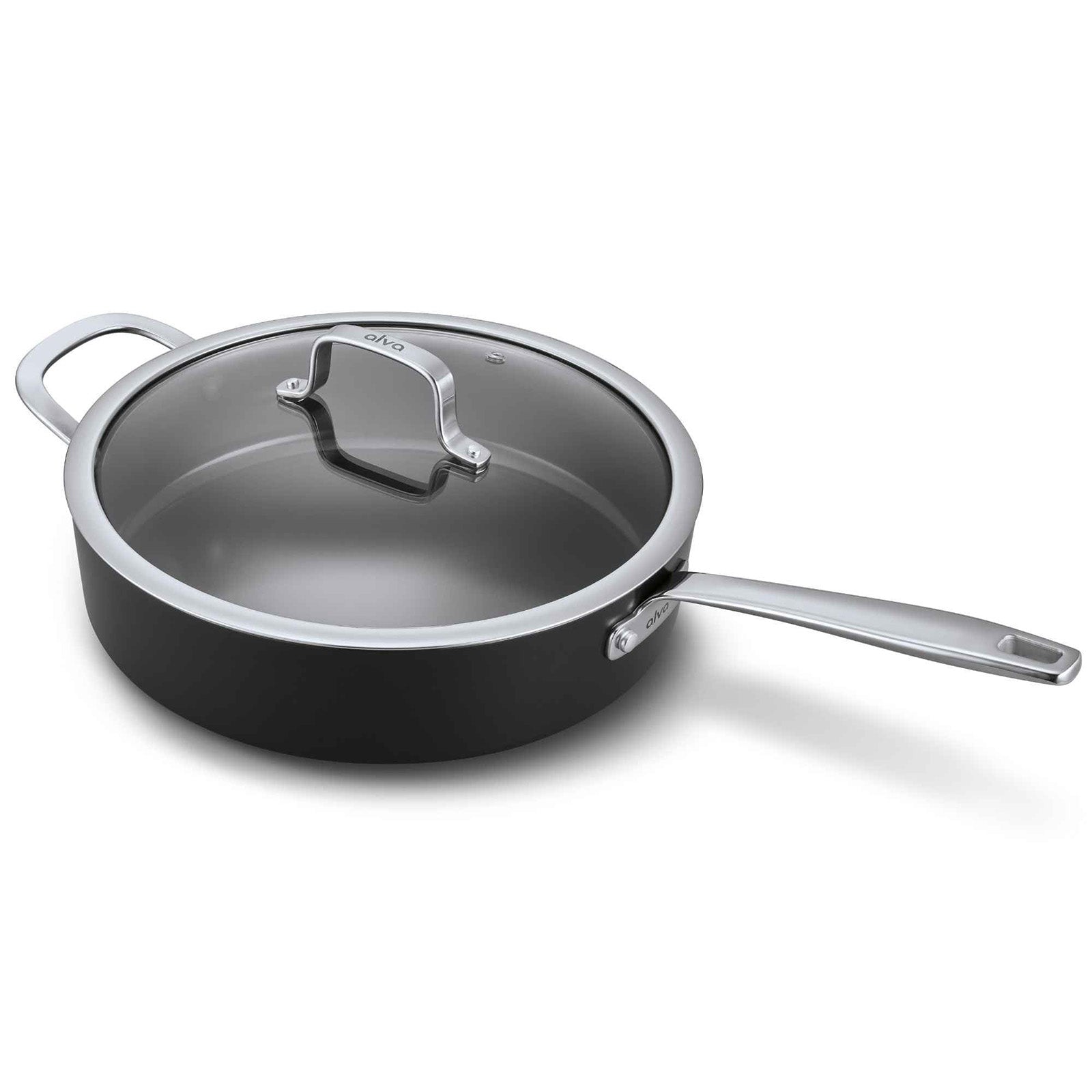 Alva Mastero 3.2-Quart Nonstick Saute Pan with Lid, 9.5-Inch