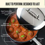 Alva Mastero 2-Quart Nonstick Saucepan with Lid, 7.1-Inch