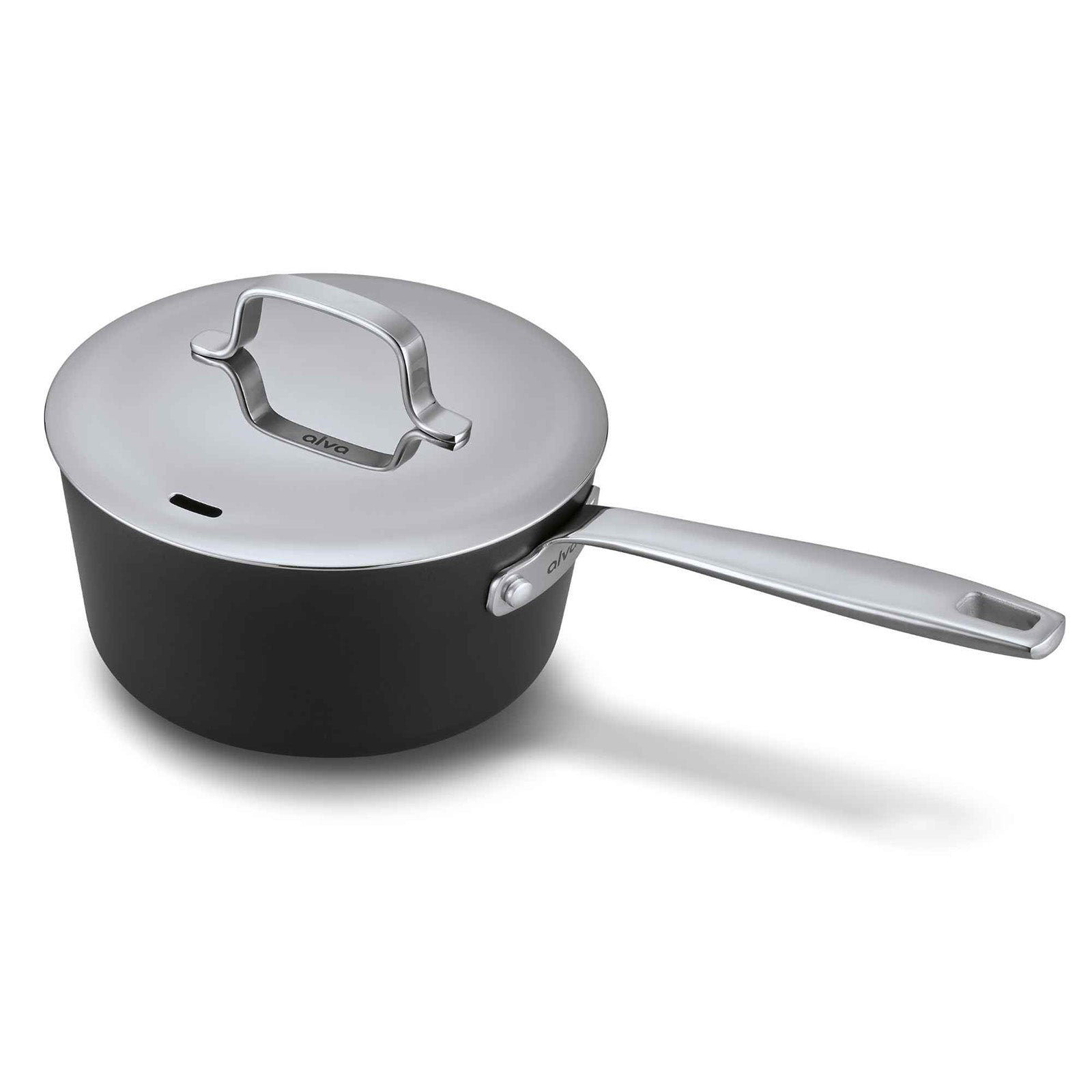 Alva Mastero 2-Quart Nonstick Saucepan with Lid, 7.1-Inch