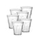 Duralex Picardie Made In France Clear Glass Tumbler, Set of 6, 6.75 ounce