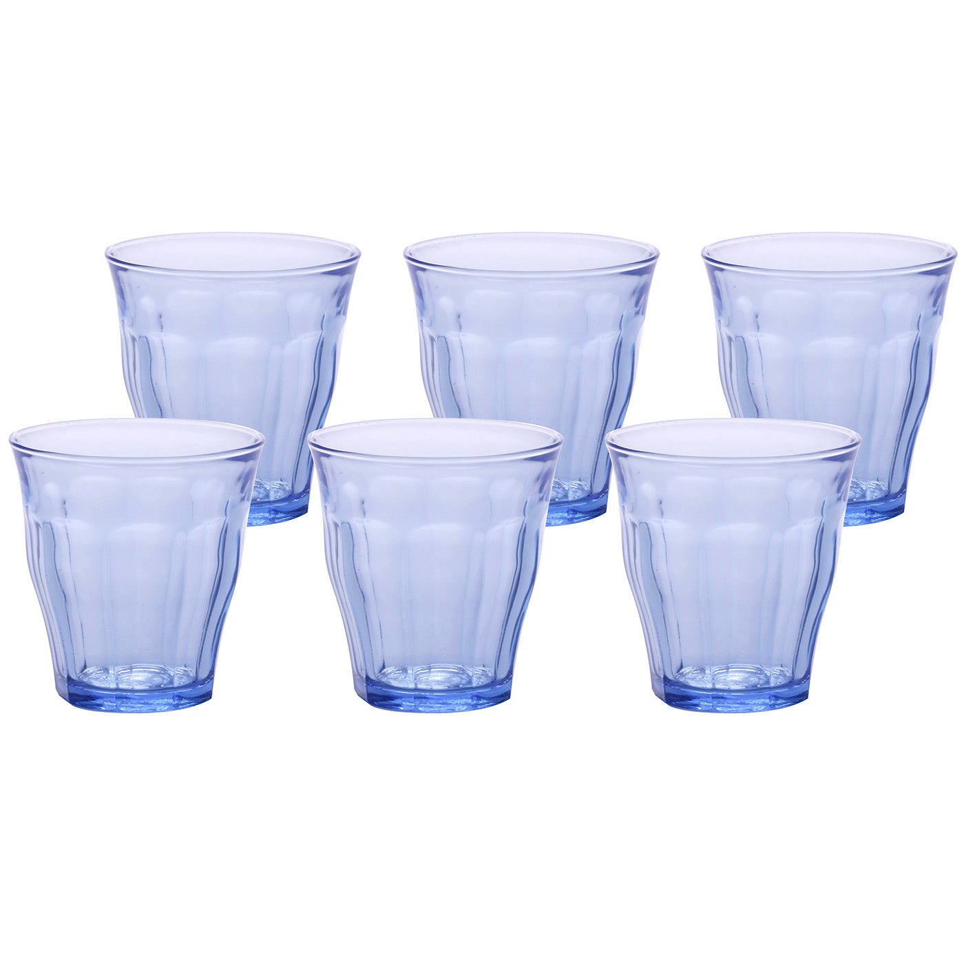 Duralex Picardie Made In France Marine Tumbler, Set of 6, 10.5 ounce