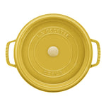 Staub 7-qt Round Cocotte, Citron