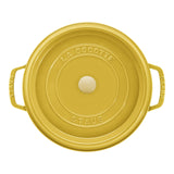 Staub 7-qt Round Cocotte, Citron