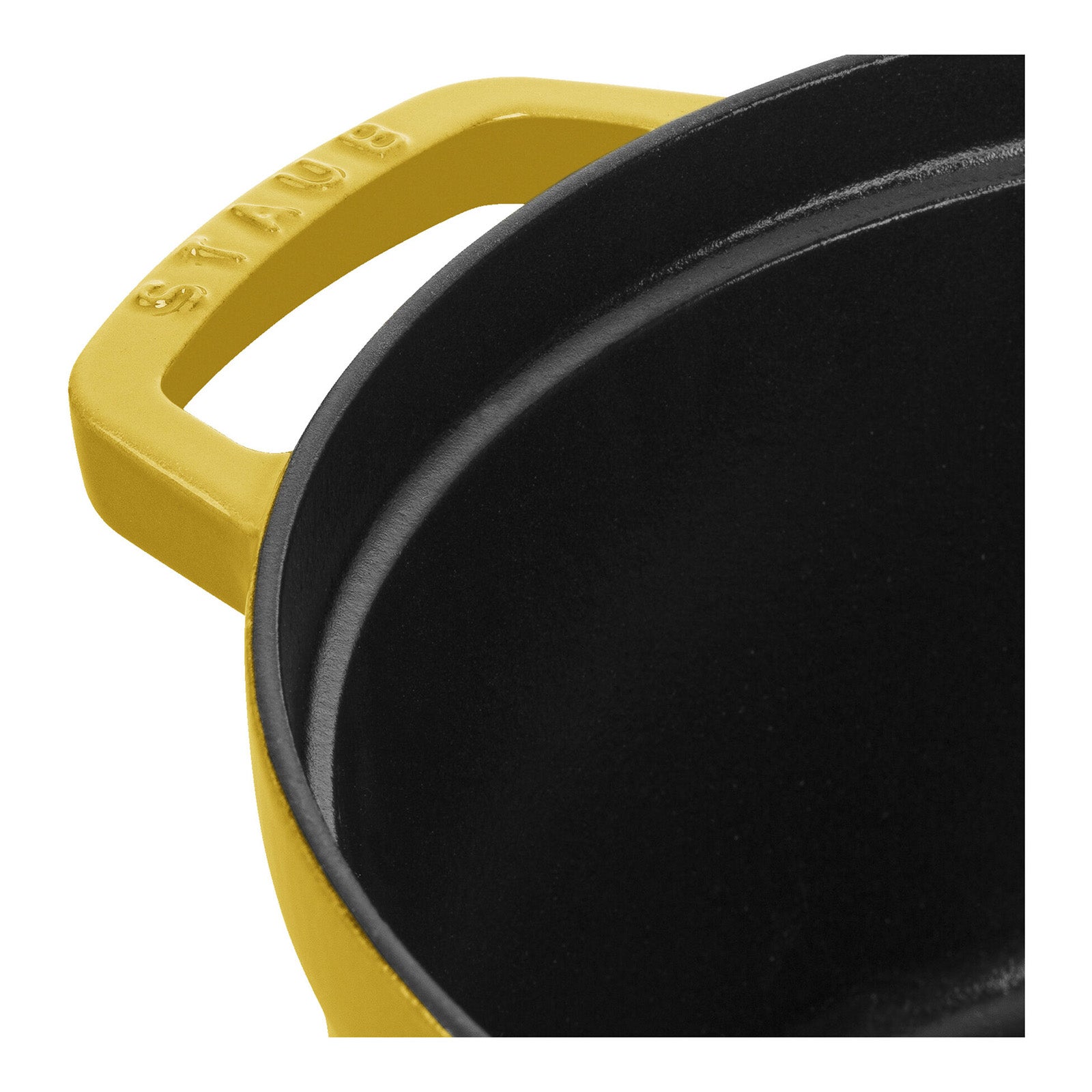 Staub 7-qt Round Cocotte, Citron