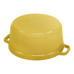 Staub 7-qt Round Cocotte, Citron
