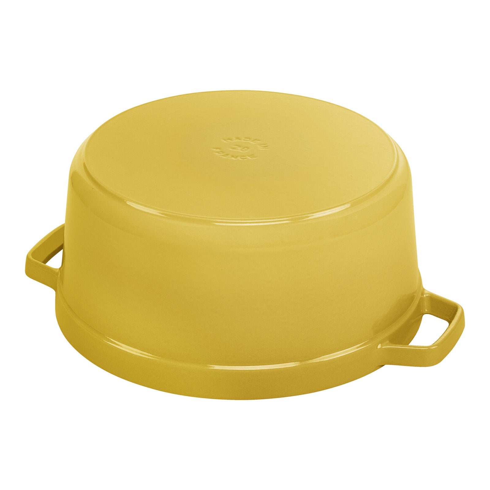 Staub 7-qt Round Cocotte, Citron