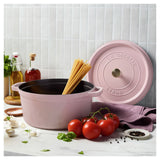 Staub 7-qt Round Cocotte, Peony Pink