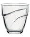Duralex Wave Made in France Glass Tumbler, Set of 6, 9.5 Ounce
