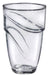 Duralex Wave Made in France Glass Tumbler, Set of 6