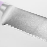 Wusthof Classic 9-Inch Double Serrated Bread Knife, Purple Yam