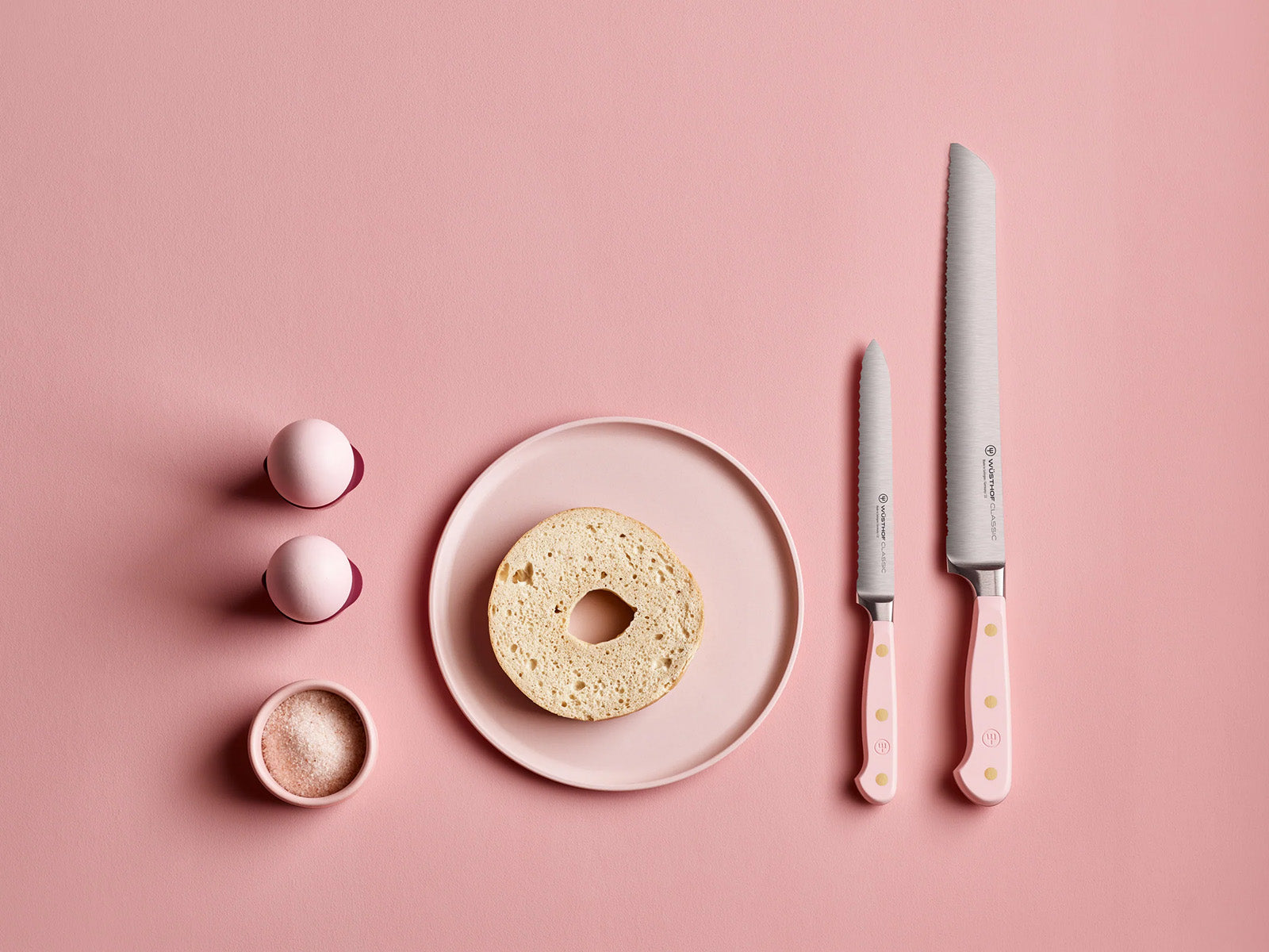 Wusthof Classic 5-Inch Serrated Utility Knife, Pink Sea Salt