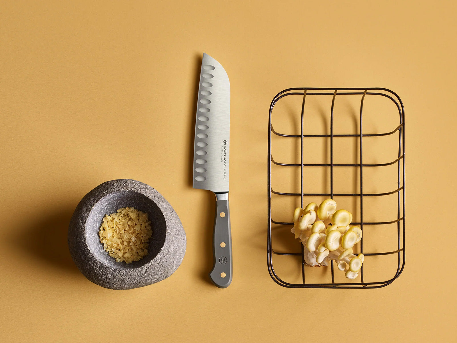 Wusthof Classic 7-Inch Santoku Knife, Velvet Oyster