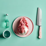 Wusthof Classic 7-Inch Santoku Knife, Pink Sea Salt