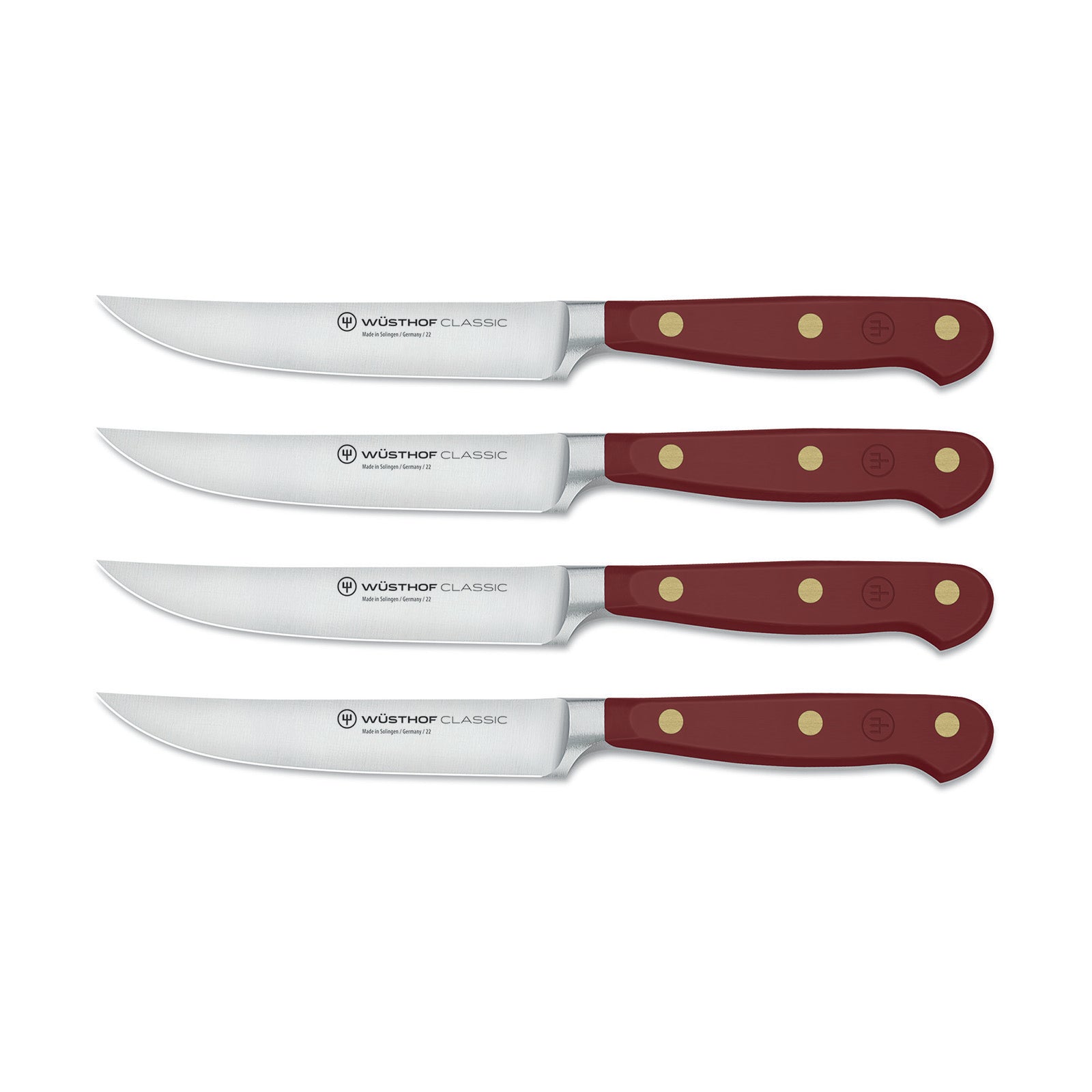 Wusthof Classic 4 Piece Steak Knife Set, Tasty Sumac