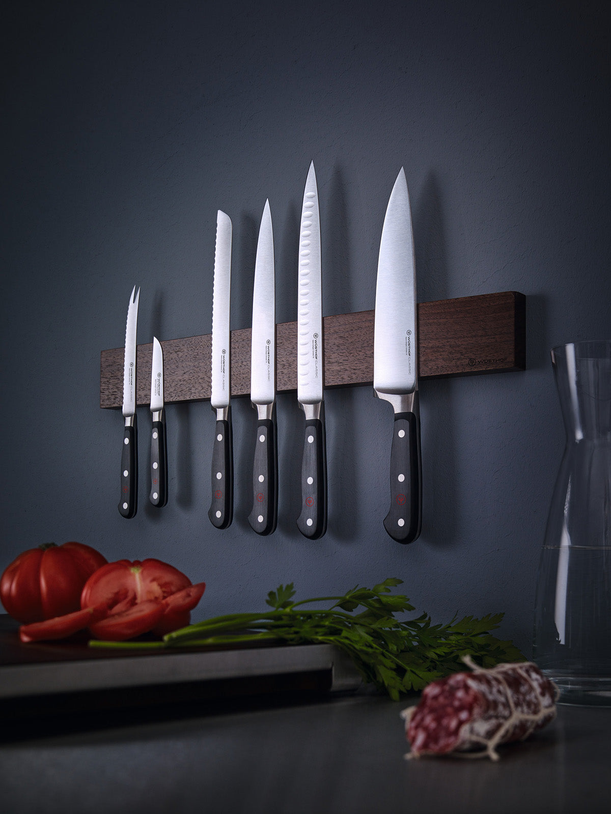 Wusthof Classic 6 Piece Knife Block Set, Beechwood