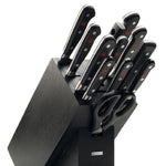 Wusthof Classic 13 Piece Knife Block Set, Black Ash