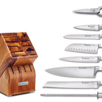 Wusthof Classic White Nine Piece Knife Block Set