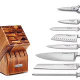 Wusthof Classic White Nine Piece Knife Block Set