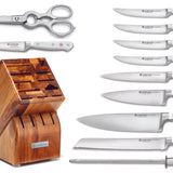Wusthof Classic White Twelve Piece Knife Block Set