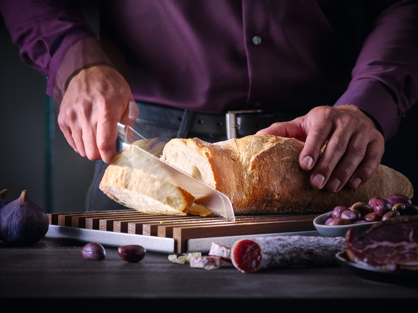 Wusthof Classic Ikon Classic Ikon 15 Piece Knife Block Set, Acacia