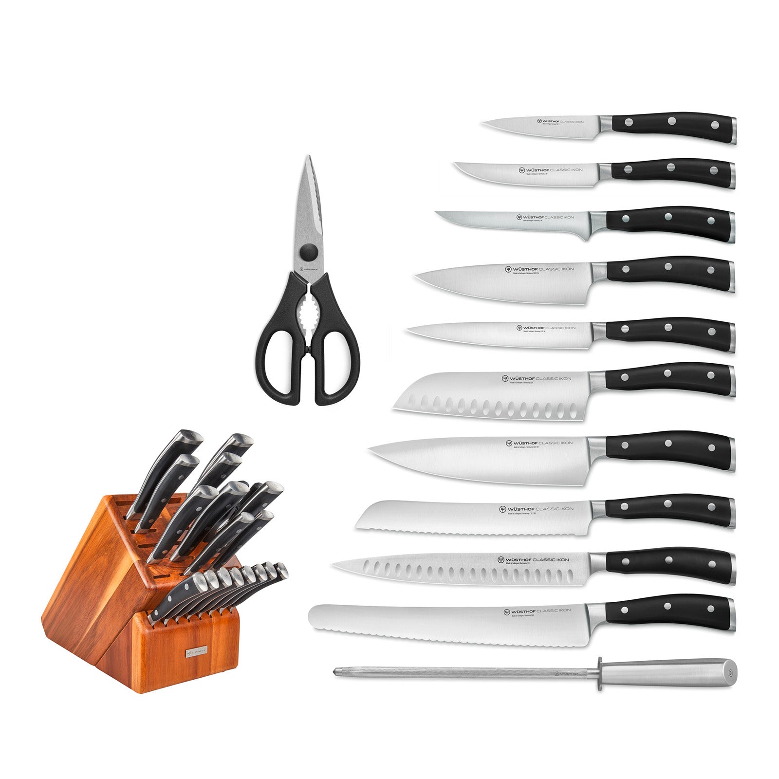 Wusthof Classic Ikon 20 Piece Knife Block Set