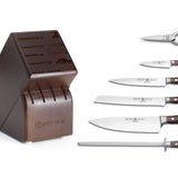 Wusthof Ikon Blackwood Seven Piece Knife Block Set