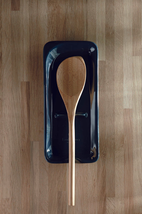 Emile Henry Made in France Ridged Spoon Rest, Flour