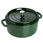 Staub 7-qt Round Cocotte, Basil