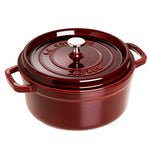 Staub 9-qt Round Cocotte, Grenadine