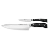 Wusthof Classic Ikon 2 Piece Cook's Knife Set W/ Chef's Knife & Paring Knife