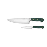 Wusthof Classic Two Piece Knife Set with Chef's Knife, Paring Knife, Rosemary