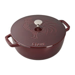 Staub Cast Iron 3.75-qt Essential French Oven Roaster, Grenadine