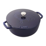 Staub Cast Iron 3.75-qt Essential French Oven Roaster, Dark Blue