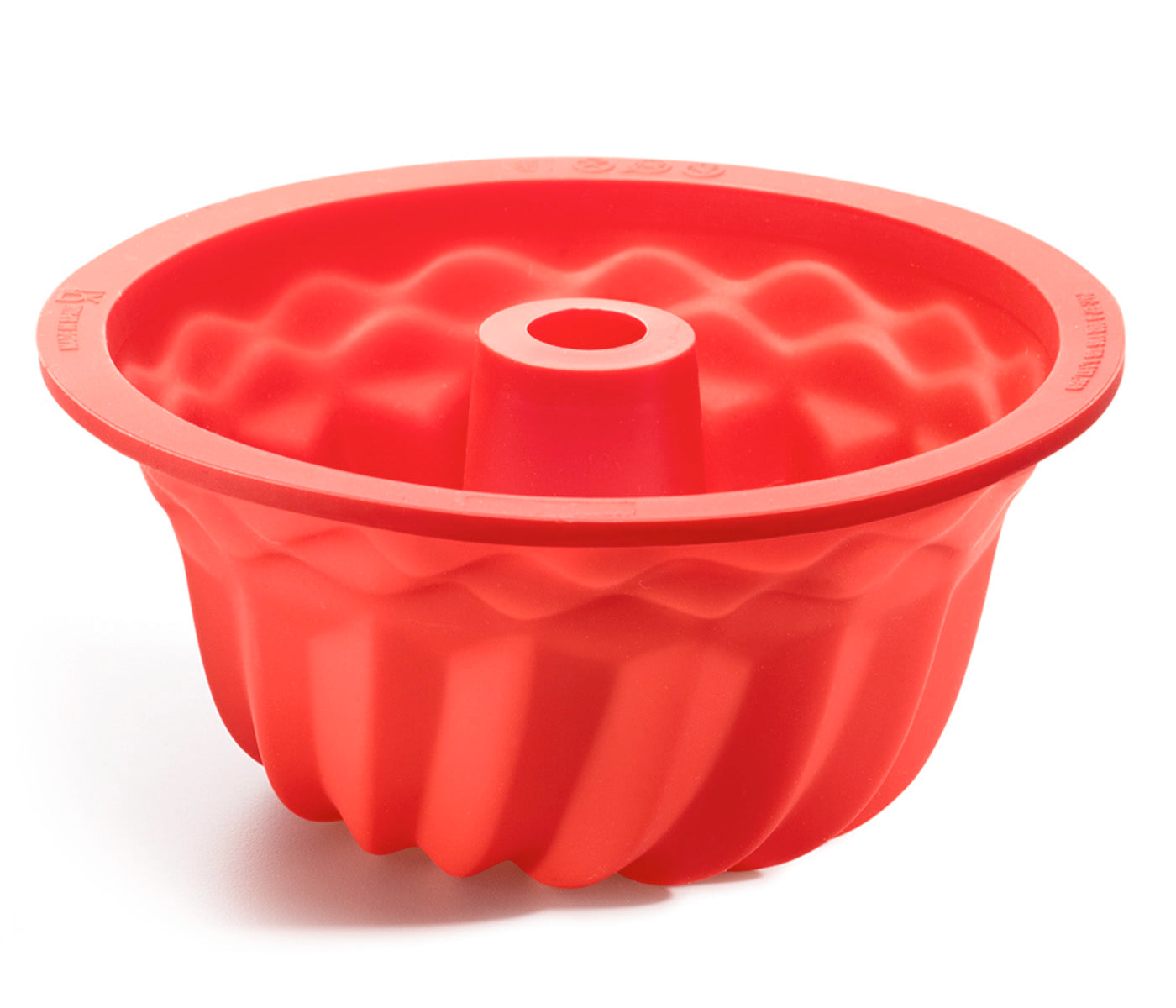 Lekue Silicone 8.75 Inch Deep Savarian Baking Mold, Red