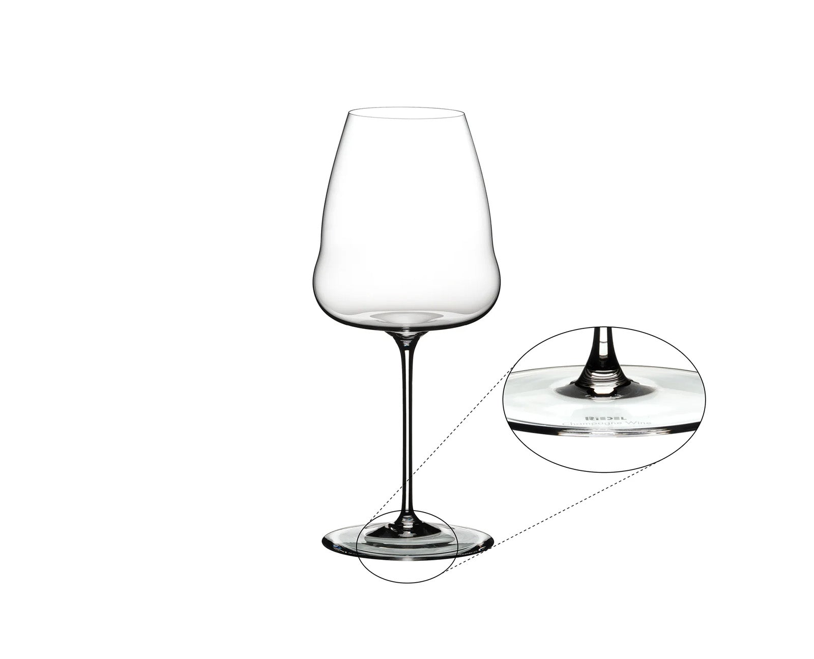 Riedel Winewings Champagne Wine Glass, Single Glass